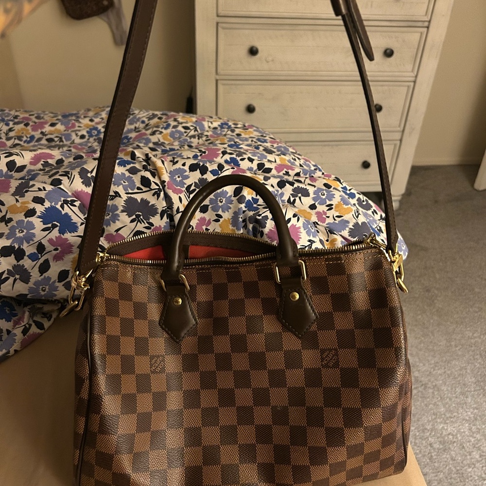 🌺🌺Louis Vuitton Speedy Bandouliere 30 in Damier Ebene🌺🌺 - Picture 15 of 16